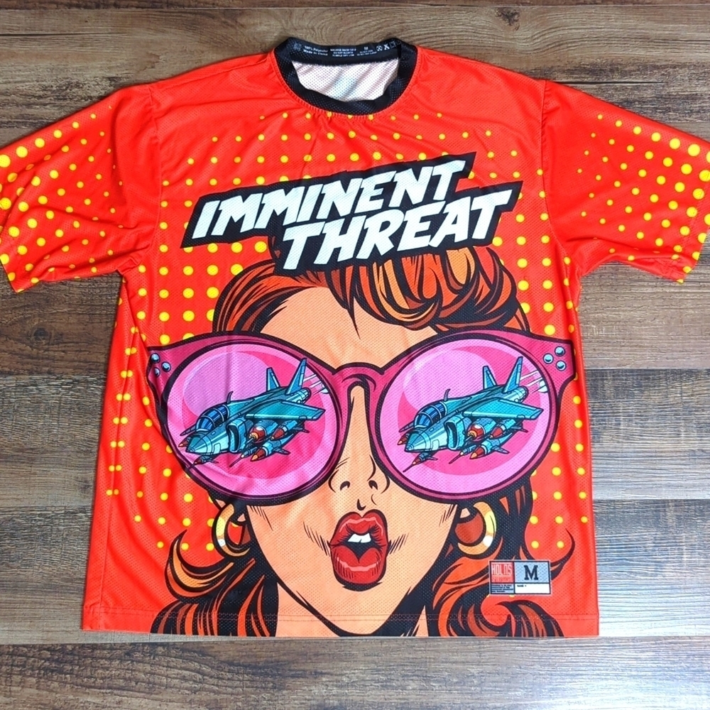 HDLNS Headlines Streetwear Jersey Imminent Threat Droppin Bombs Mens Size Medium